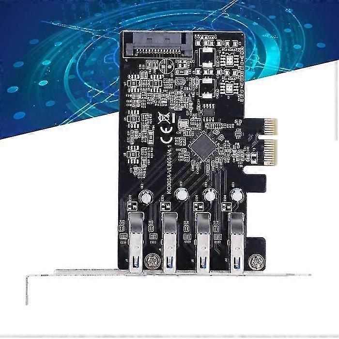 PCIE-auf-USB3.0-Adapterkarte mit unabhängiger Stromversorgung zur Netzwerkerweiterung