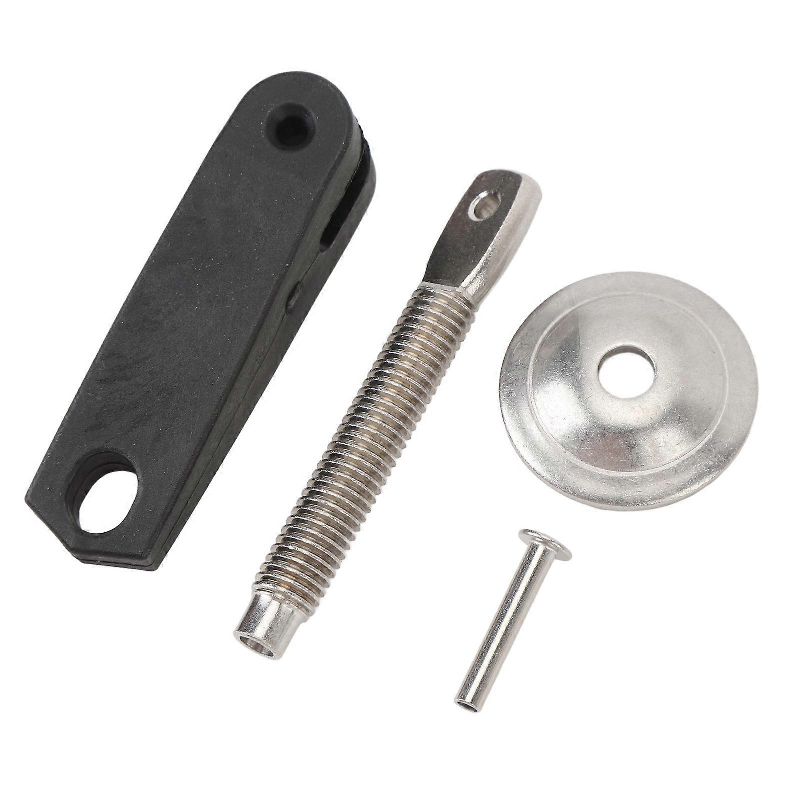 Clamp Screw Handle Set with Transom Pad Plate and Swivel Pin for 2-2.5-4-5-6HP Outboard Motor Replacement Parts