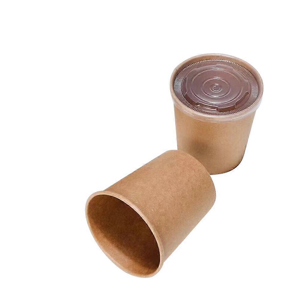 Sturdy Paper Cups with Lid, Enhanced for Thermal Resistance