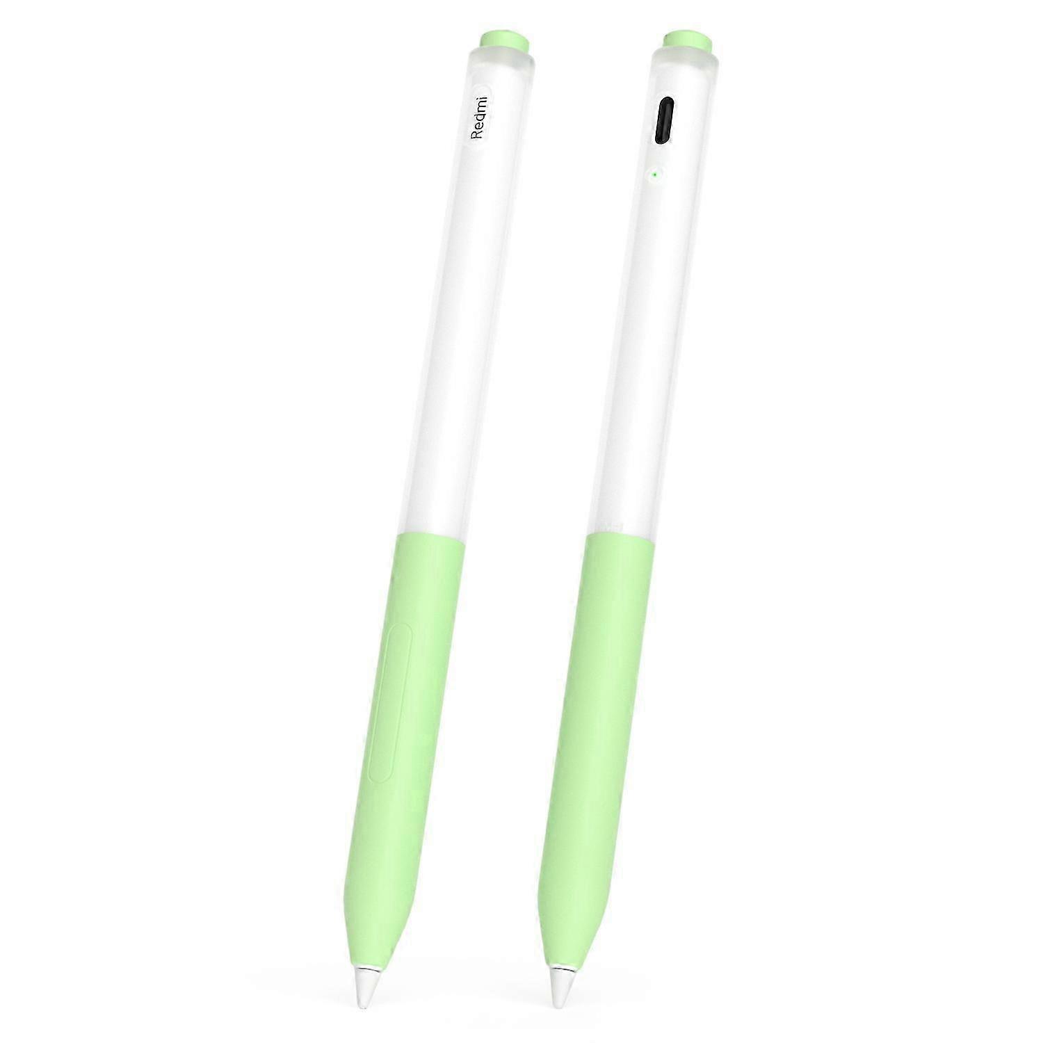 2pcs/Set Transparent Jelly Series Stylus Pen Silicone Protective Cover For Redmi Smart Pen 2025