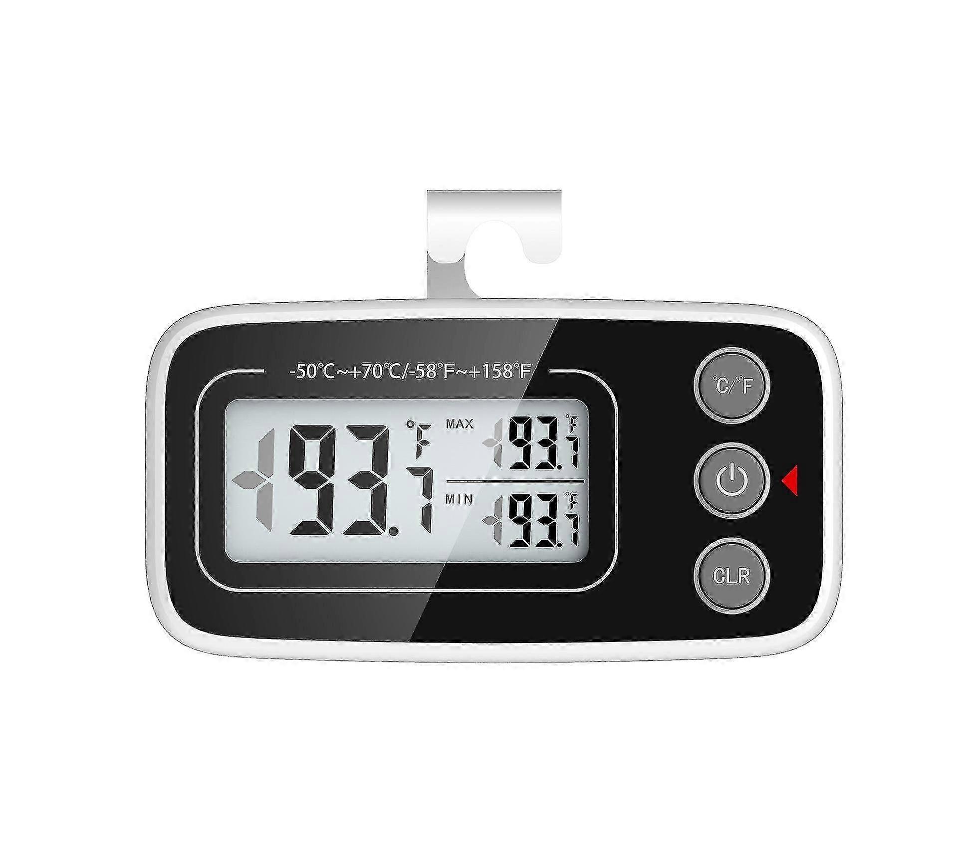 Refrigerator Waterproof Thermometer Digital Freezer/fridge Thermometer With Hook SZRH