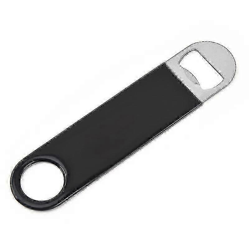 Flat Bottle Opener 2-Pack Black Creative Beer Opener