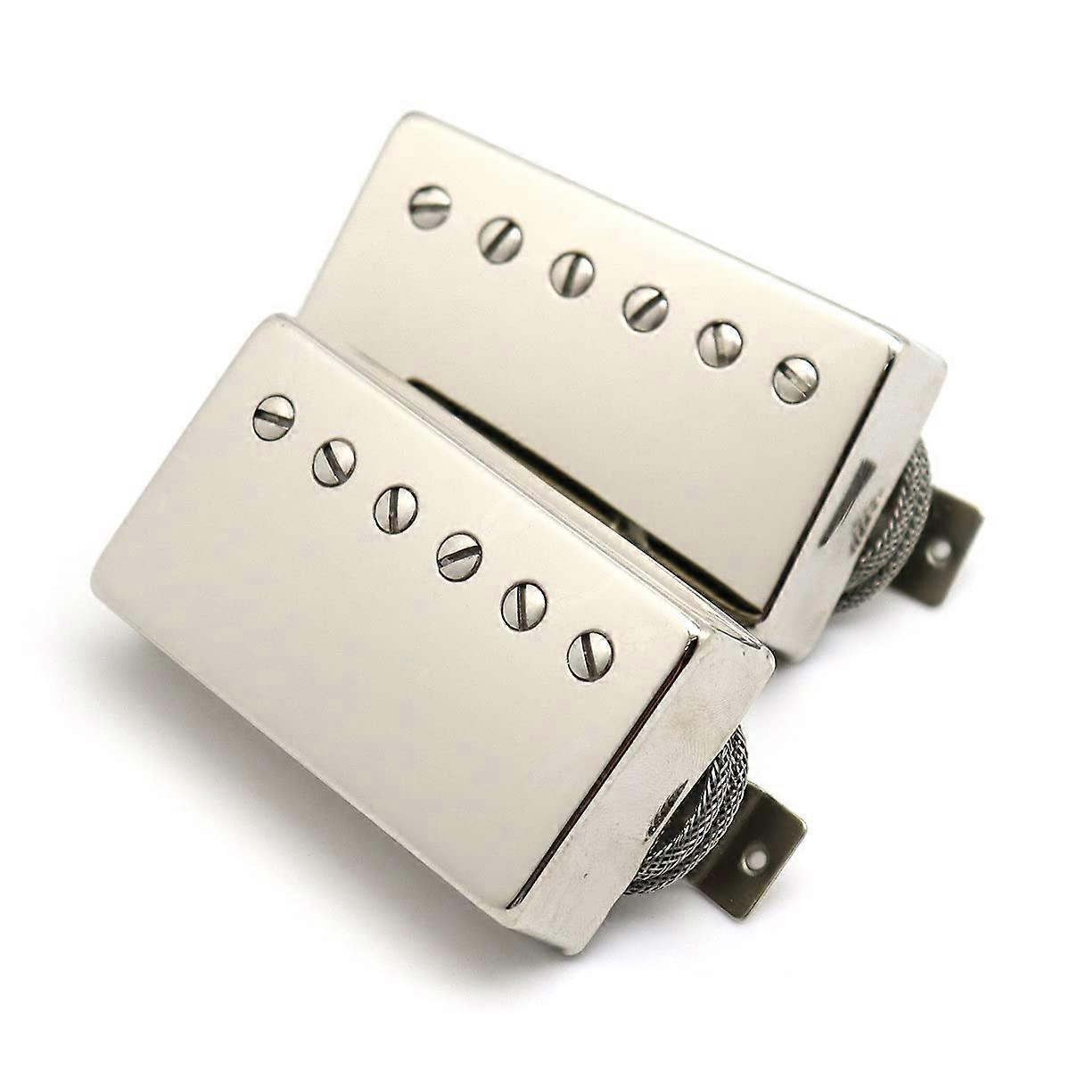 Alnico 2 classic 57 Guitar Humbucker Pickups Bridge and Neck For Les Paul style Guitar Chrome Ref: 5460
