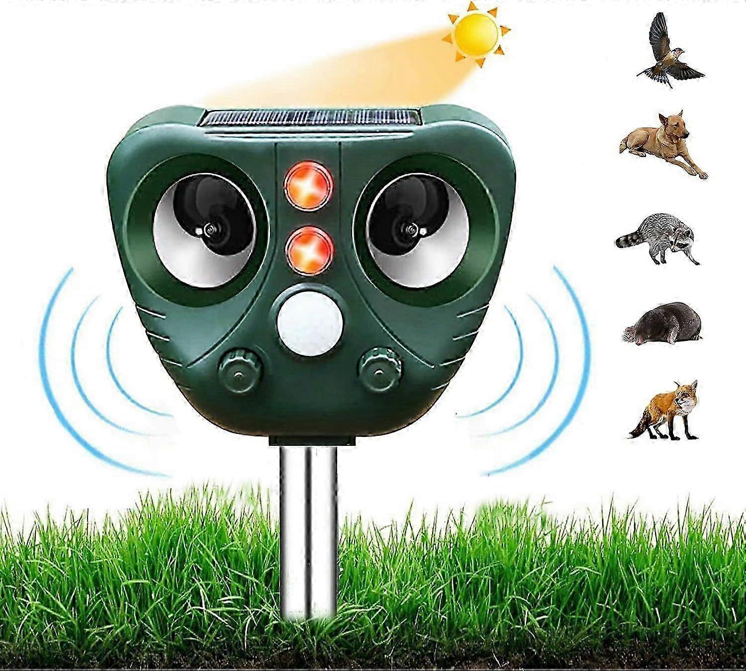 2025 Solar Mole Repeller - Ultrasonic Snake Repeller - Solar Mole Repellent - Anti Mole - Atheta Mole Repellent - Snake Repellent - Ultrasonic Mole Re