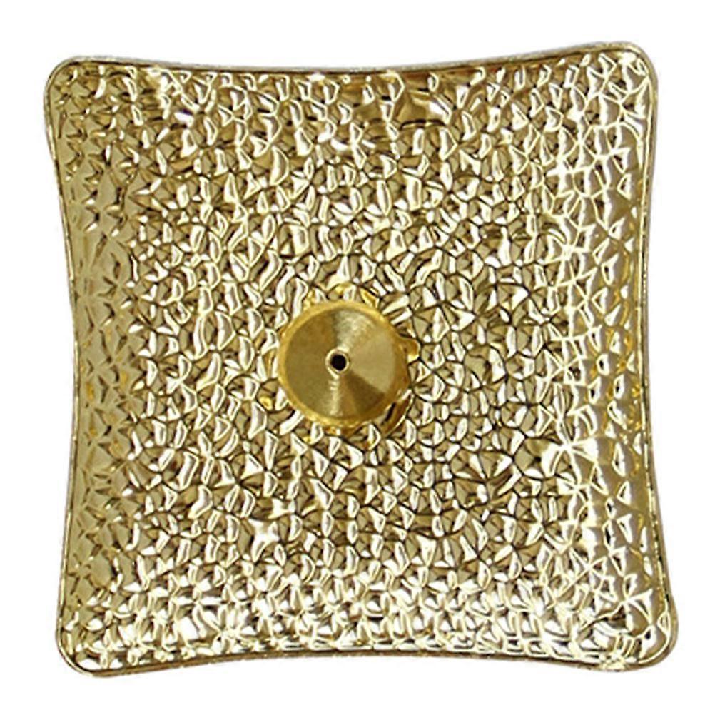 Modern Square Incense Burner Base Crafted From Copper Perfect For Creating Atmosphere In Various Occasions 1Set