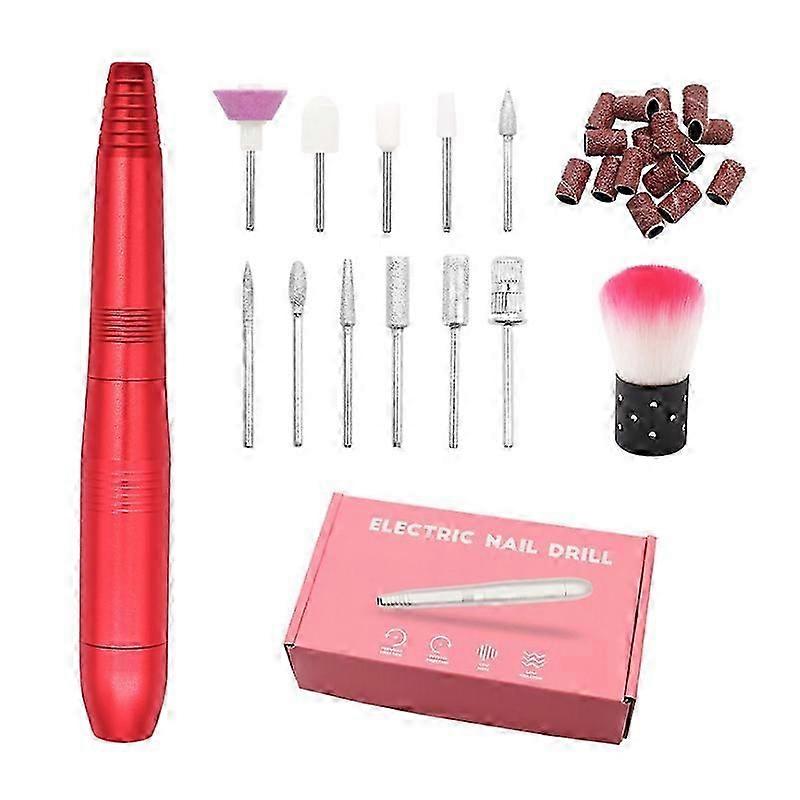 Electric Nail File Drill Portable Manicure Pedicure Machine Set