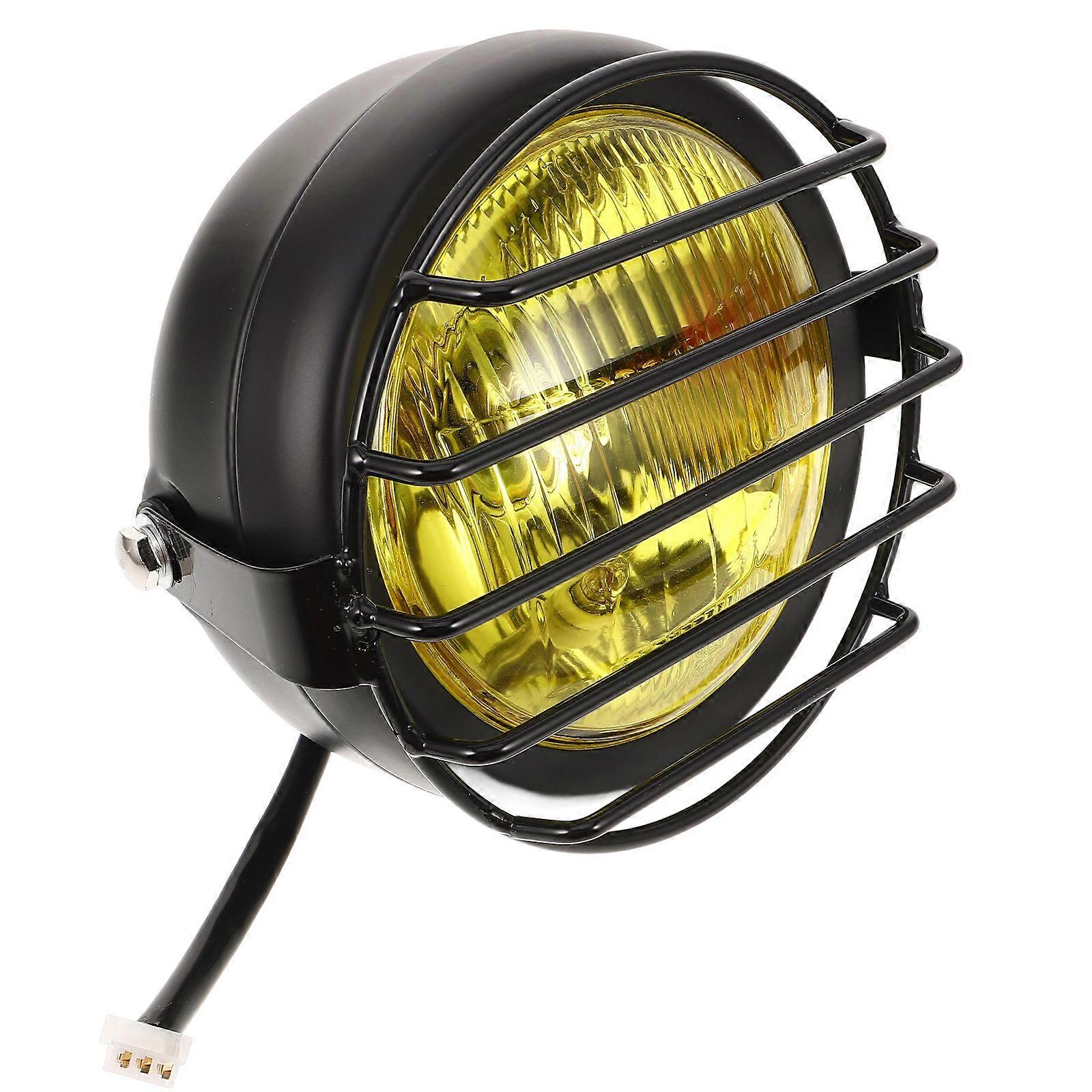 1 Set Motorcycle Spotlight Headlight Versatile Lamp for Harsh Weather Conditions Fits Various Models
