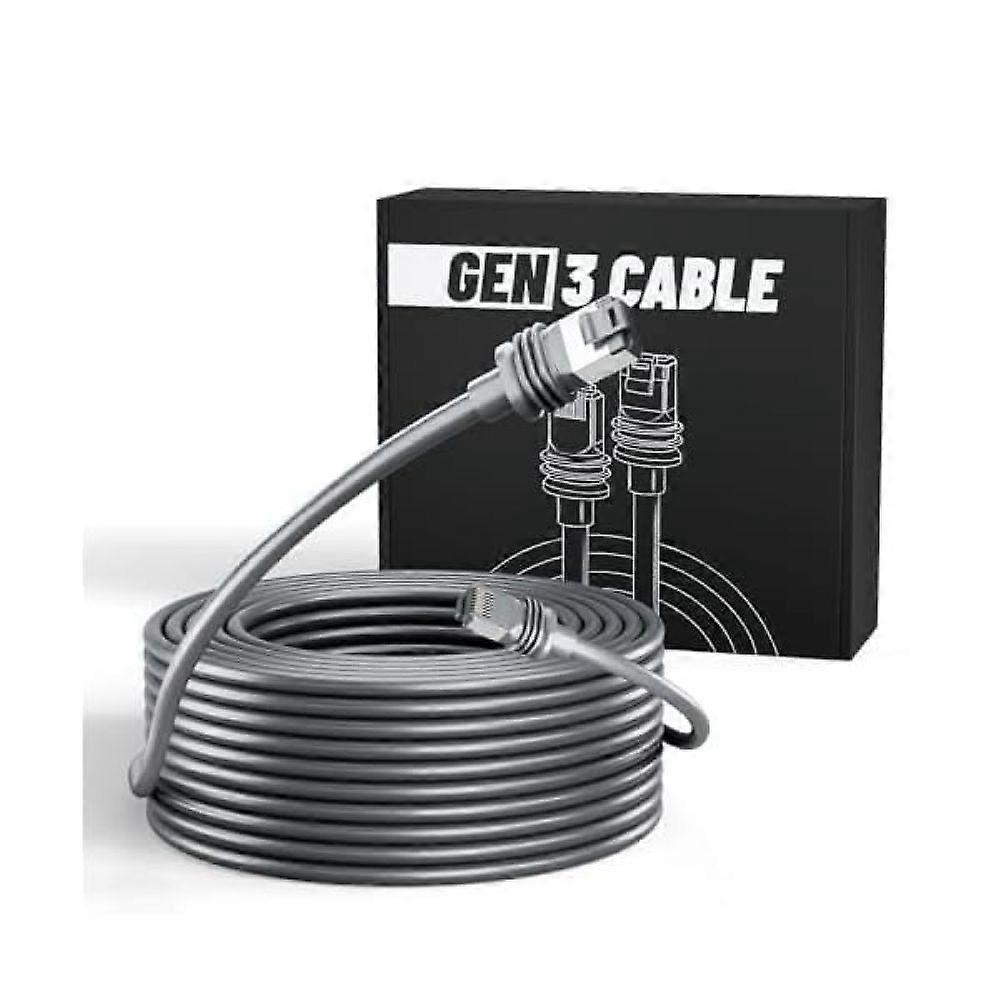 Cable 100FT/30M, Waterproof Ethernet Replacement Cable, High-Speed Extension for   Rectangular Satellite Dish, Durable Accessories for  Standard Kit