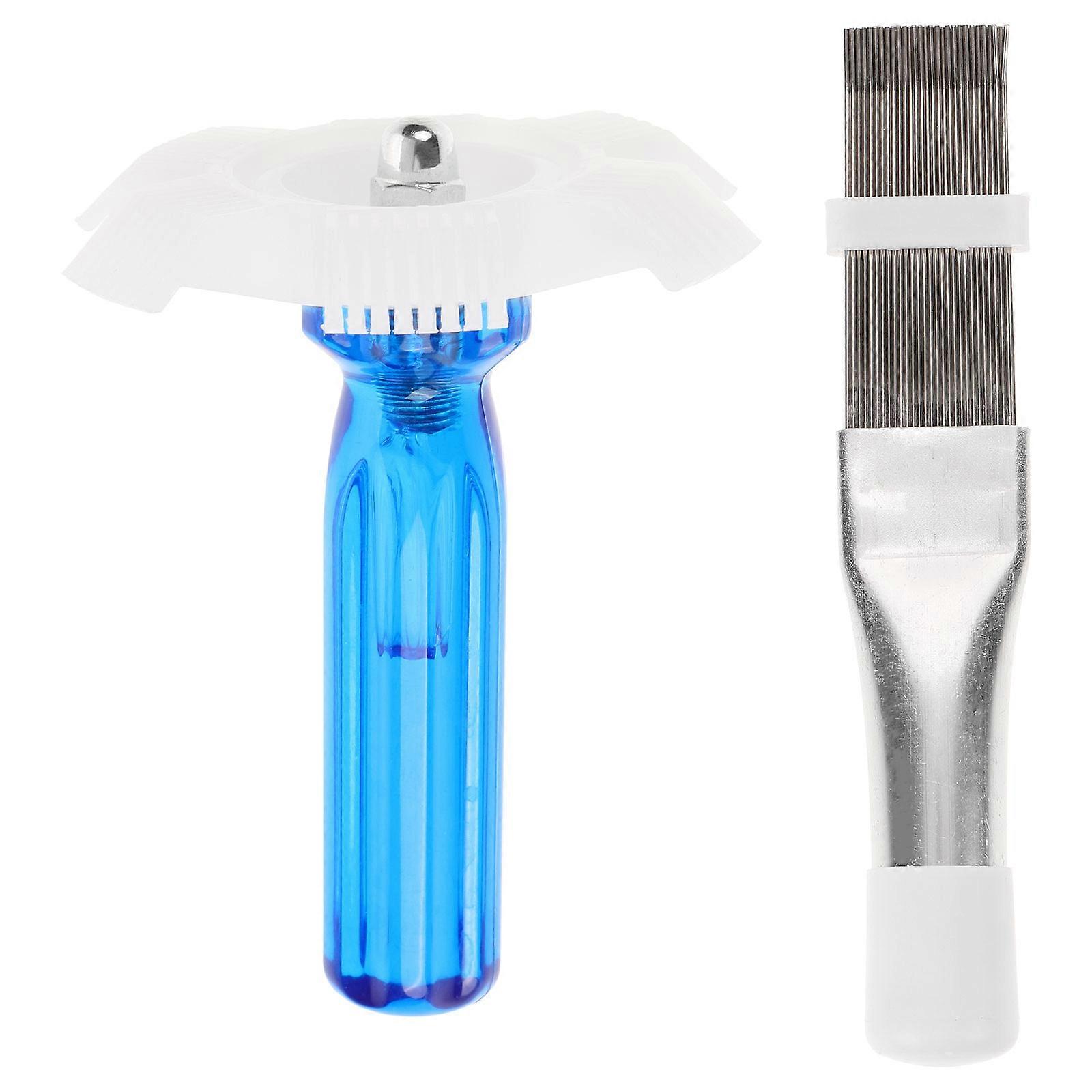 Air Conditioning Cleaning Fin Comb Radiator Condenser Tool Home Use Assorted Color Plastic 2Pcs