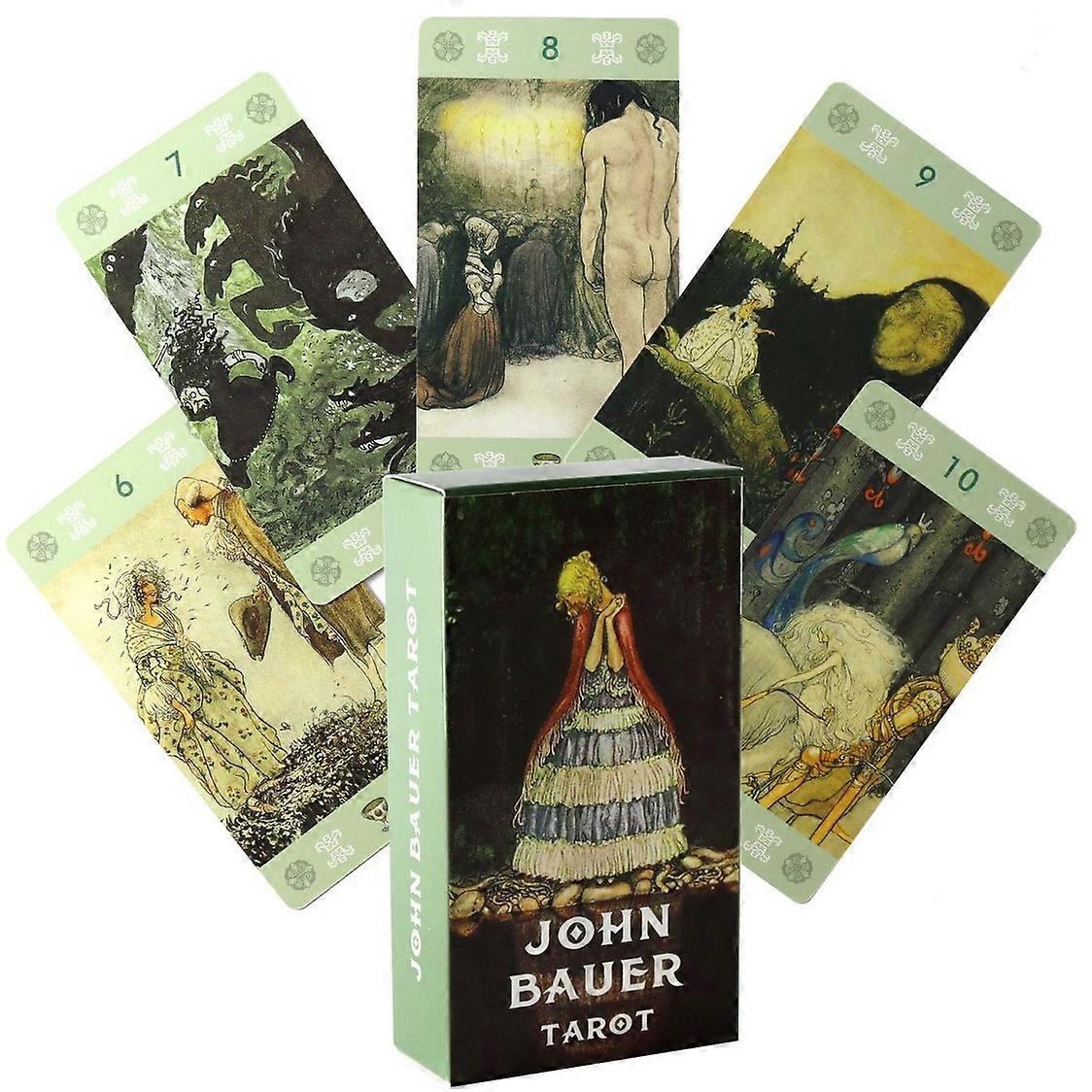 John Bauer Tarot Deck & Guidebook - Divination Cards Reading