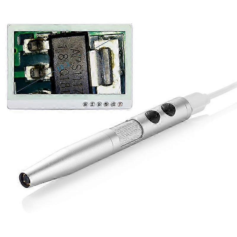 (B008+10 Inch Screen) 5 Million Digital Electron Microscope Magnifying Dermatoscope