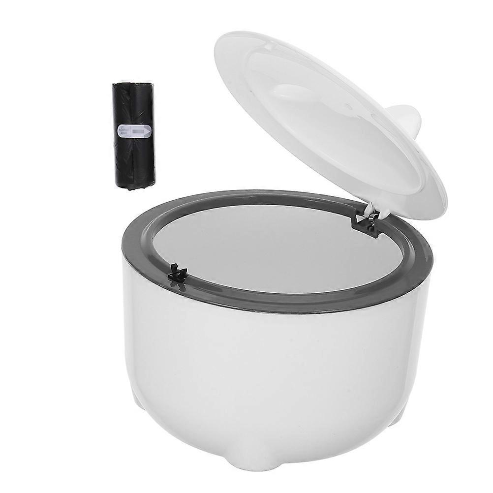 Trash Bins Cat Litter Trash Can For Living Room Use Grey Color 19.00X19.00X15.00CM Waste Management Durable Construction 1 Set