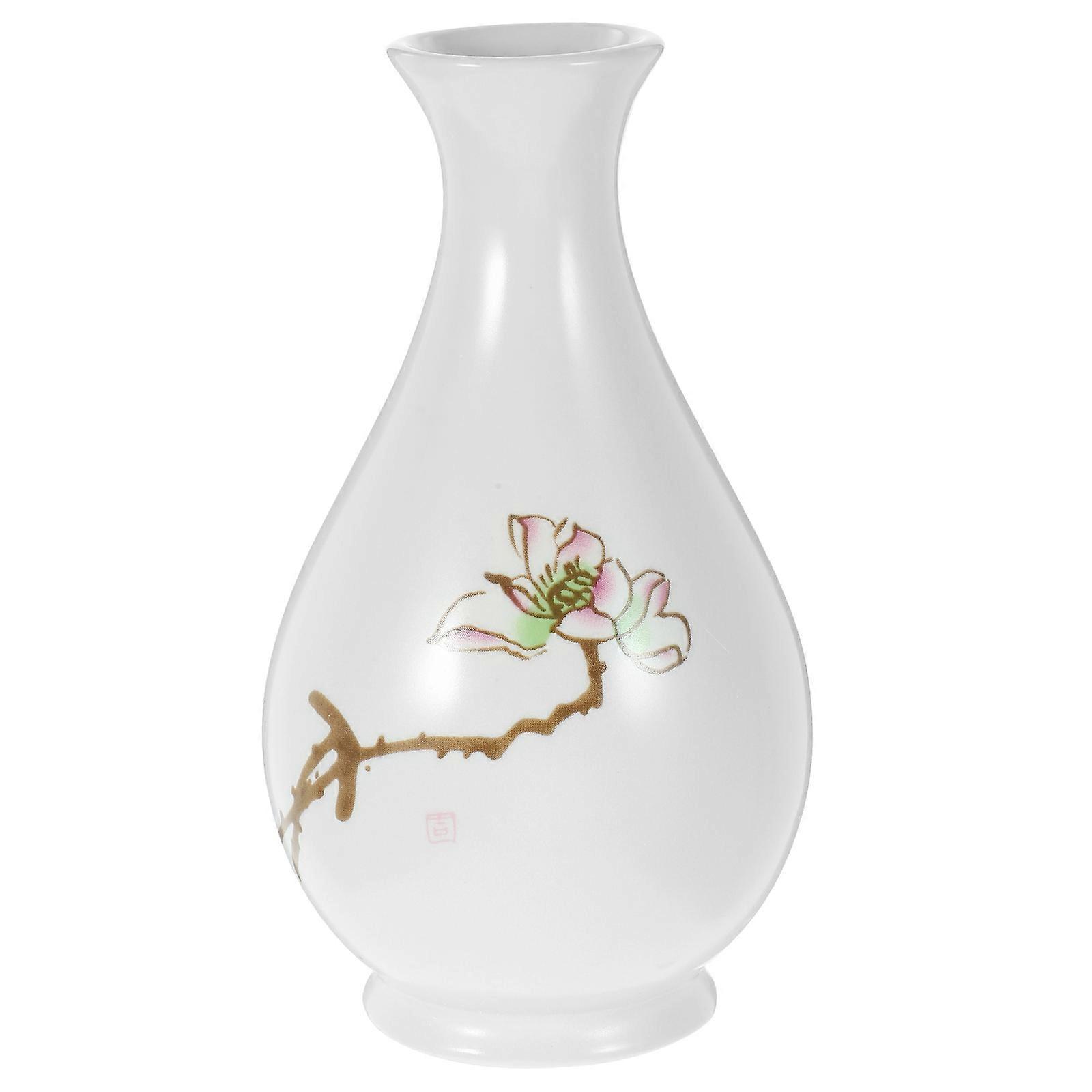 Tiny Vases For Home Decor Ceramic Material Small Size Elegant Room 1Pack