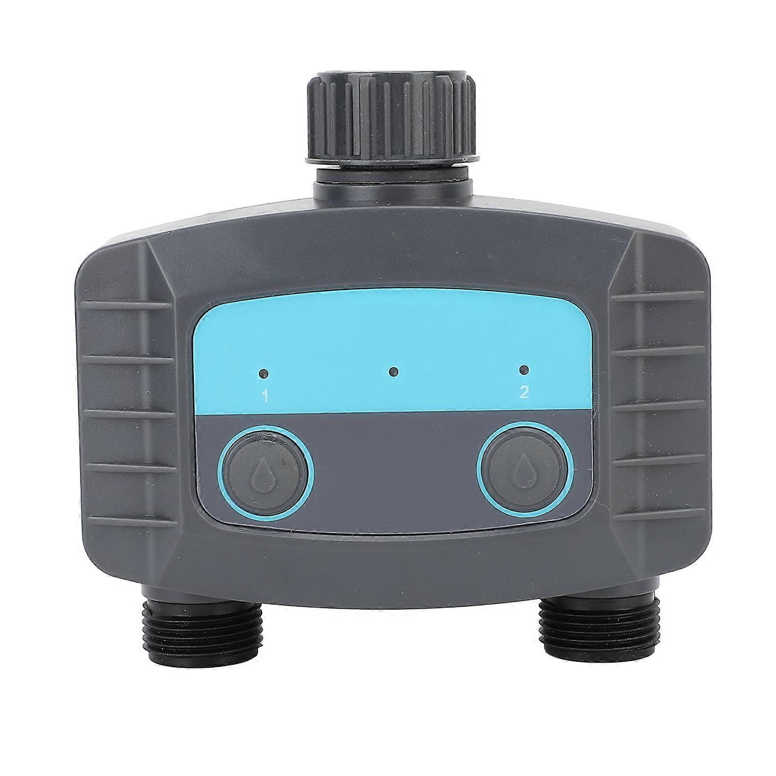 Sprinkler-Timer Bluetooth G3/4 bis G1/2, 2 Steckdosen, 12,5x7x13cm