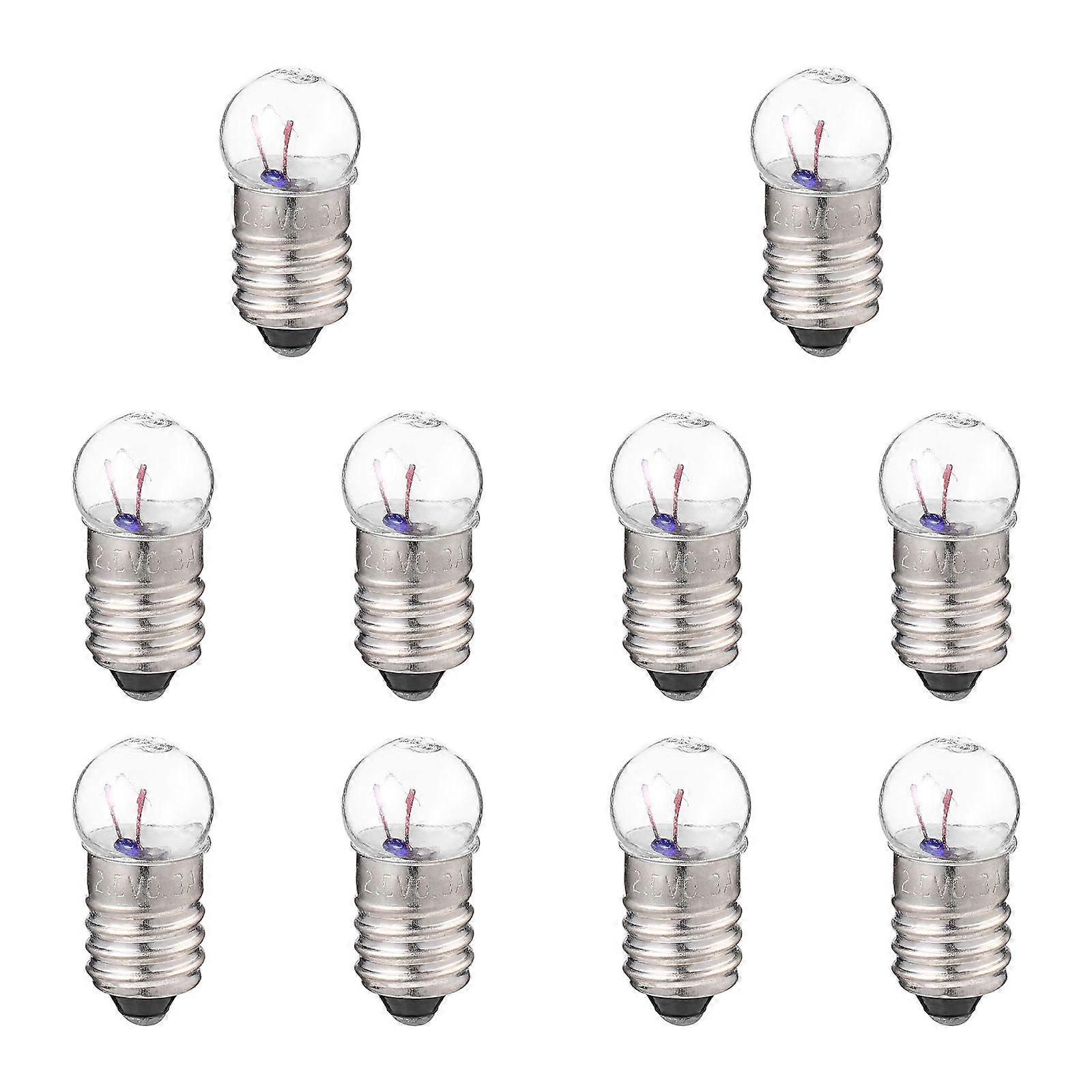 10pcs Small Light Bulbs Science Experiment Light Bulbs School Laboratory Electrical Circuit Bulbs
