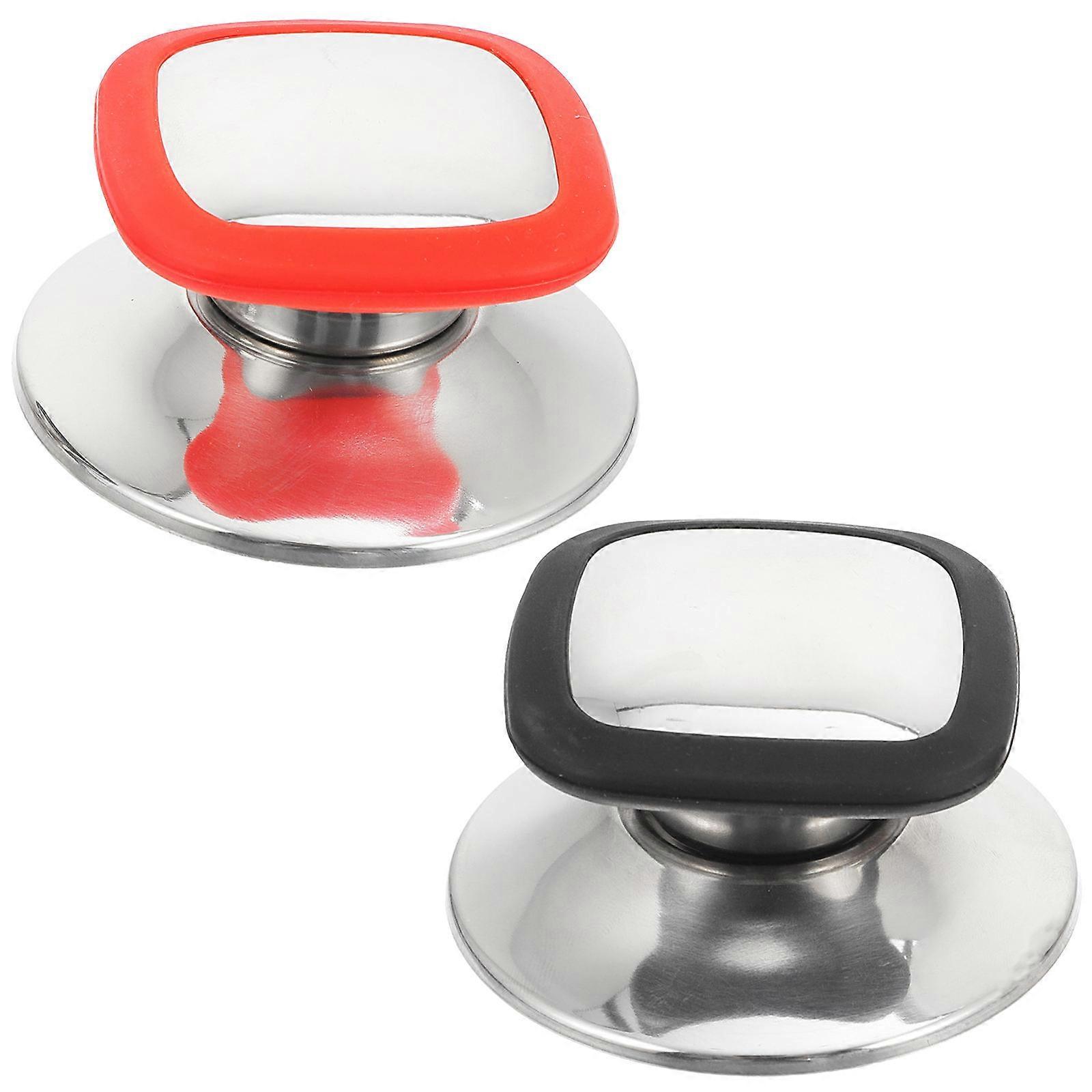 Heat Resistant Pot Lid Knobs Replacement Handle Insulation Anti-Rust Cookware Home Use 2Pcs