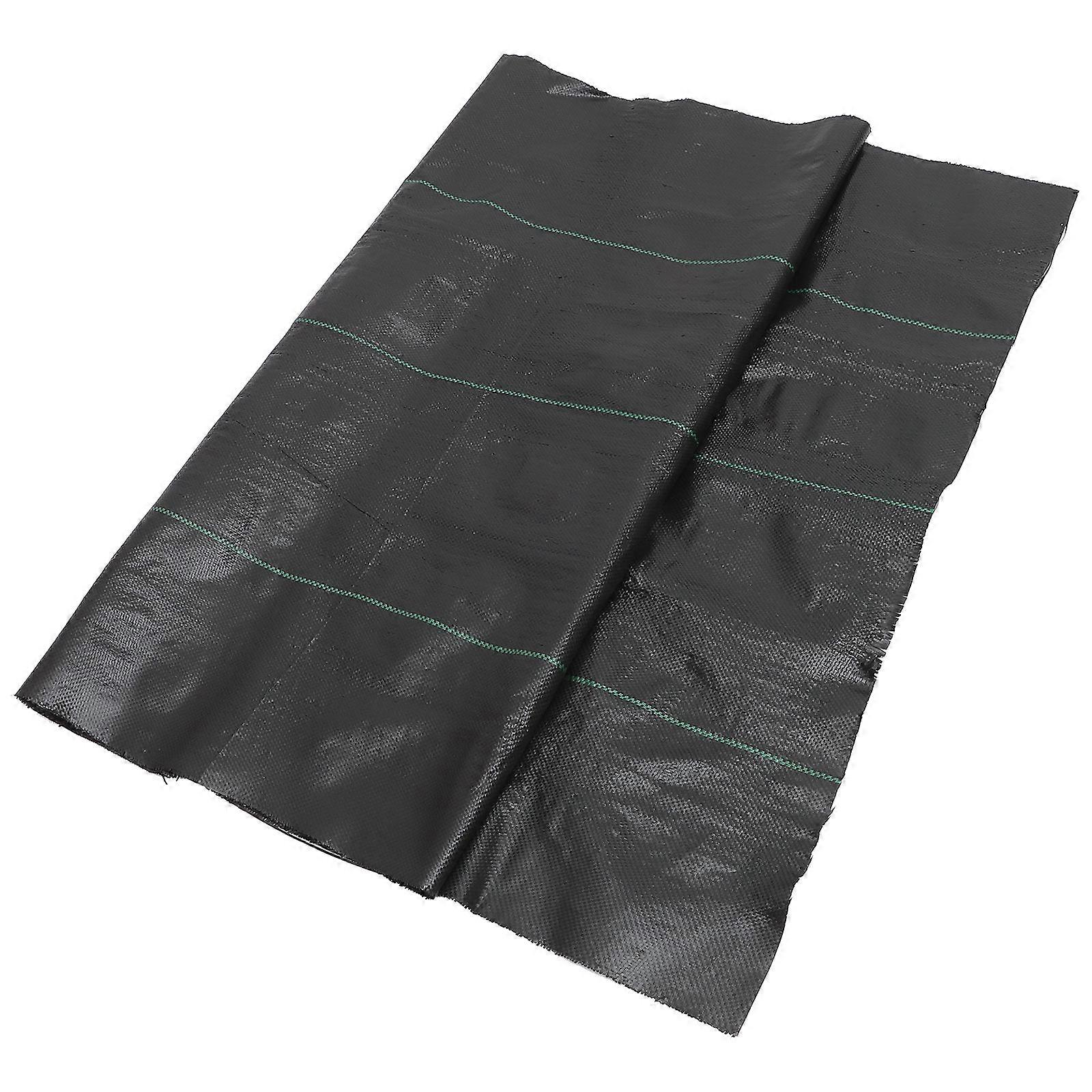Prevention Fabric Heavy Duty For And Water Permeability 1000X10X0.1Cm Black 1Pack