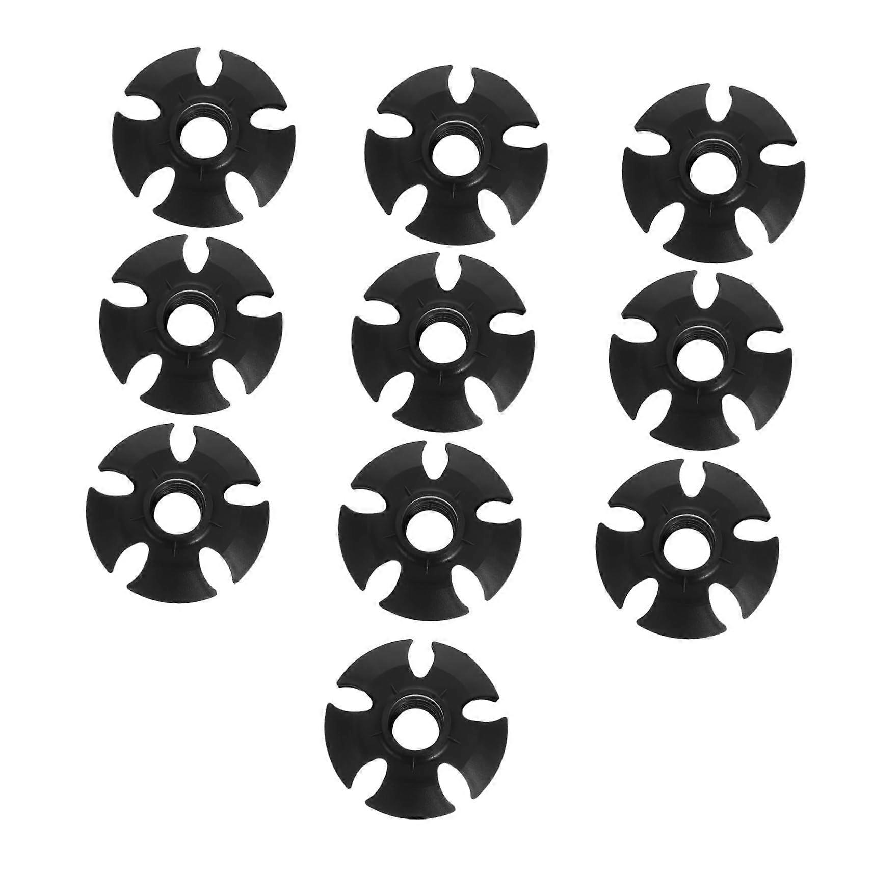 Mud Baskets For Trekking Poles, 10 Pcs, Compatible With Hiking Sticks And Ski Poles, Durable Polymer, Walking Cane Tips