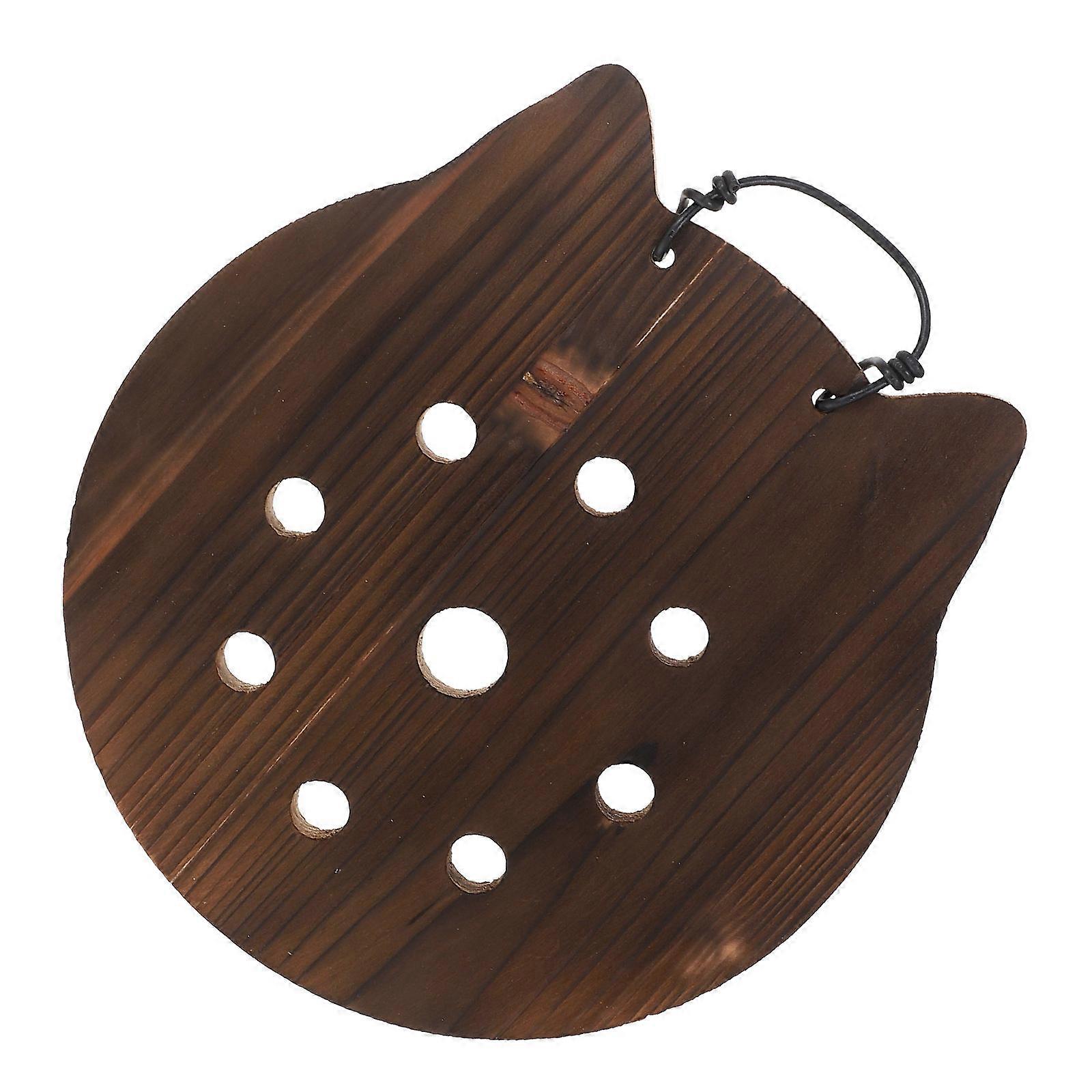 Cat Shape Hanging Plants Board Decorative Wooden Plate Wall Mounting For Climbing Plants 1Pack