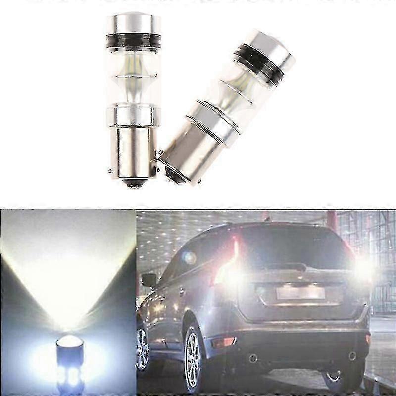 White P21w Ba15s 1156 Led Canbus Backup Reversing Light Reverse Lamp Boris