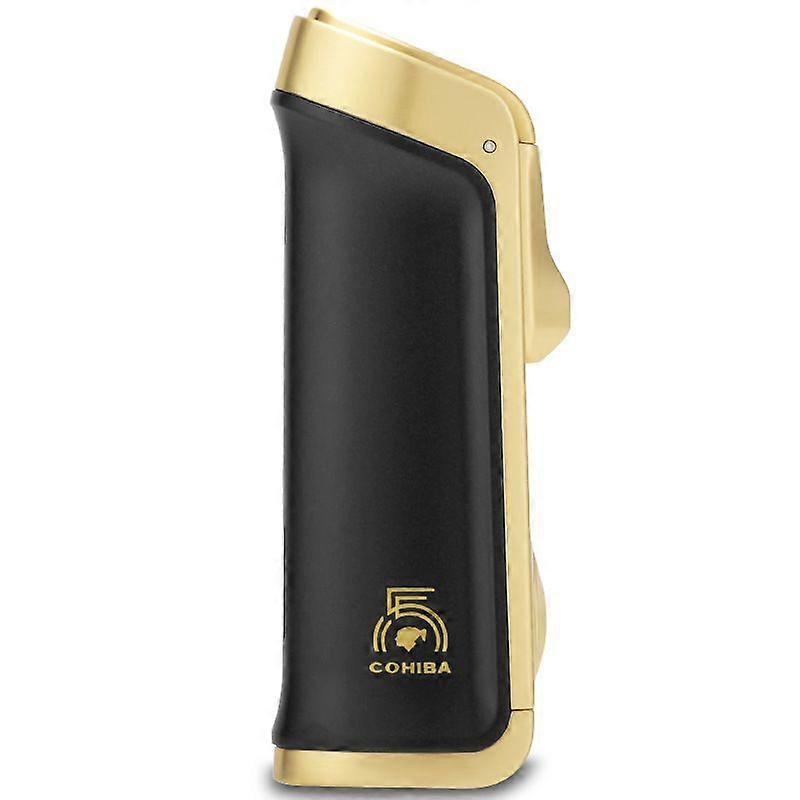 Cigar Lighter Alloy Windproof Direct Shot Blue Flame Multi-Functional Cigar Diamond Two-In-One Lighter Clb-24B4