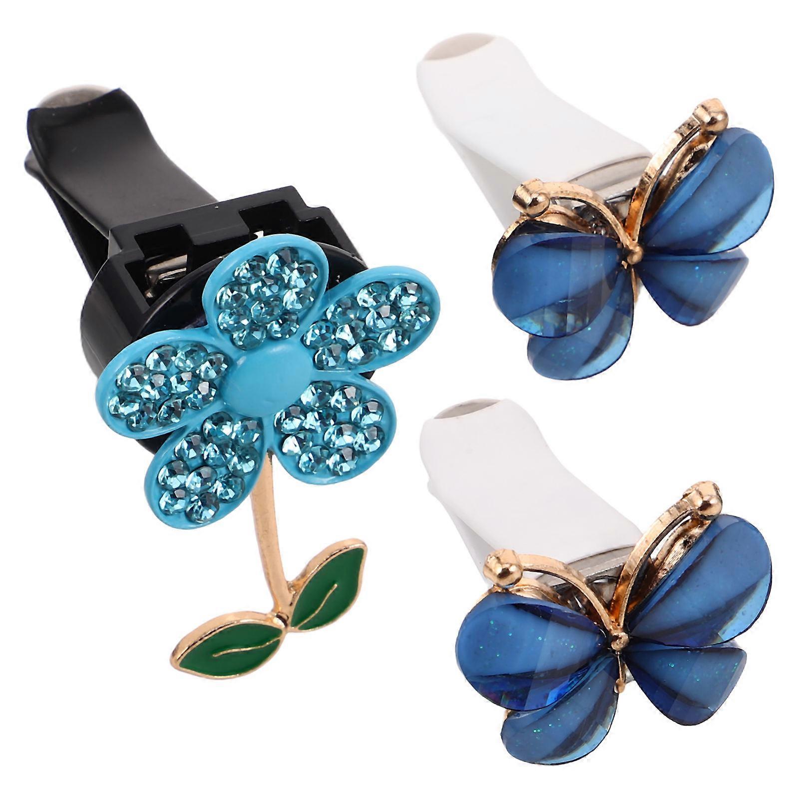 Car Vent Clips Car Essentials for Women Butterfly Shape Alloy Material 1 Set
