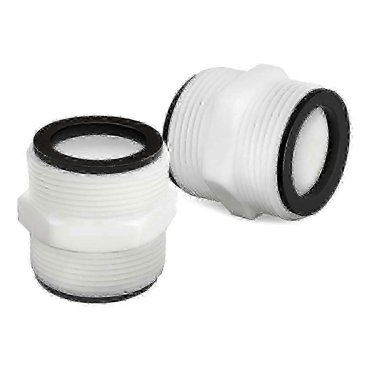 2 Pack Pool Hose Adapter 1.5 Inch for Above Ground Swimming Pool Hose and Pumps