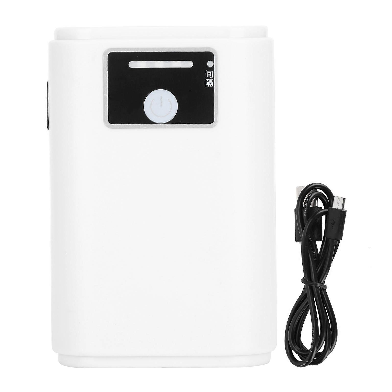 Single Dual Outlet Aquarium UltraQuiet Air Pump Fish Tank Oxygen Pump with Power Display(ZYN10USB Lithium Battery Air Pump Single Outlet )