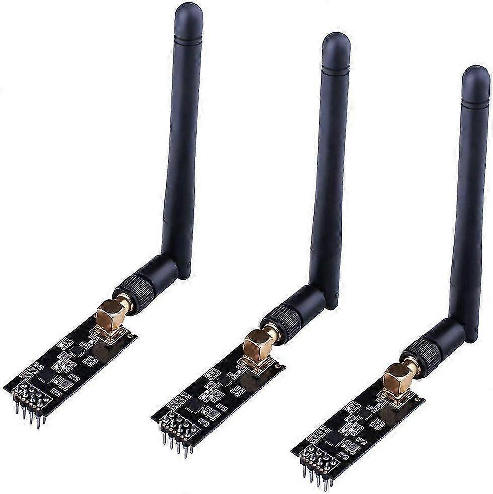 3pcs 2.4G 1100m NRF24L01+PA+LNA Anti-Static Foam Wireless Transceiver Modul