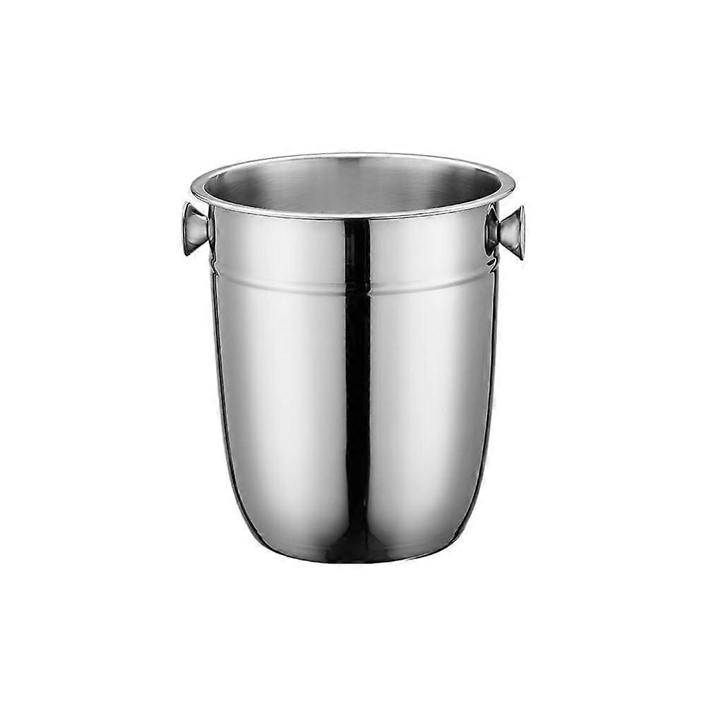 Ice Bucket with Lids, Double-Walled Stainless Steel Champagne and Beer Cooler, Ideal for Parties and Events