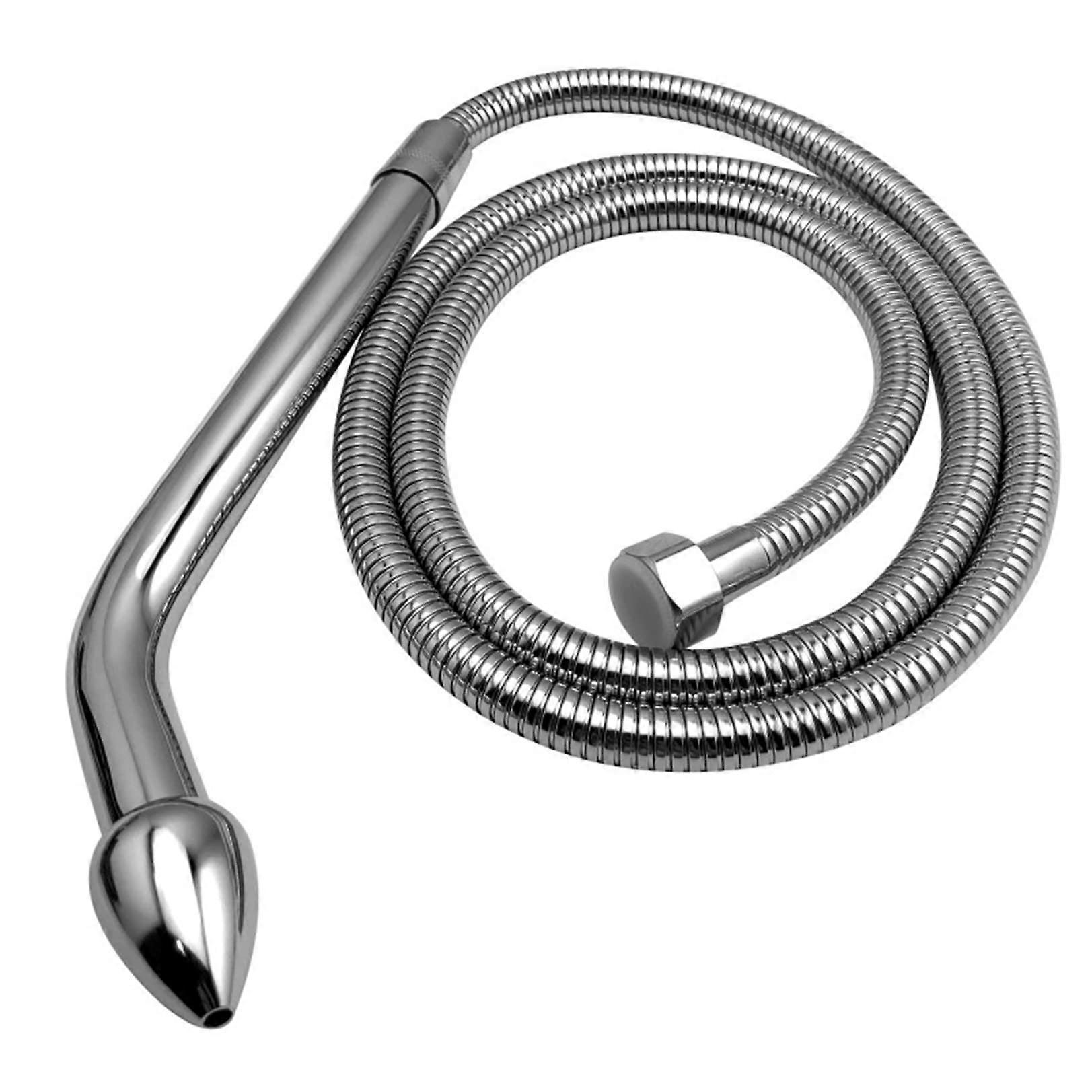 Intimate Shower Connection Stainless Steel Shower Heads Bidet Enema Syringe Hose Accessory Set for Men and Women M