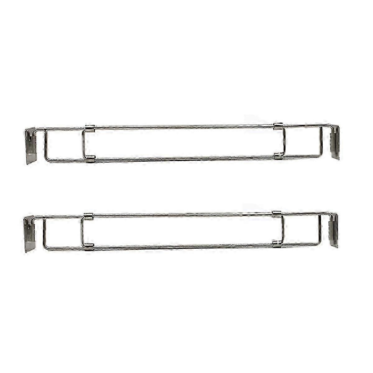 RV Secure Adjustable Bars, Stainless Steel Rods, Food&Drink Stabilizers for RV Refrigerator (2 Pack bs