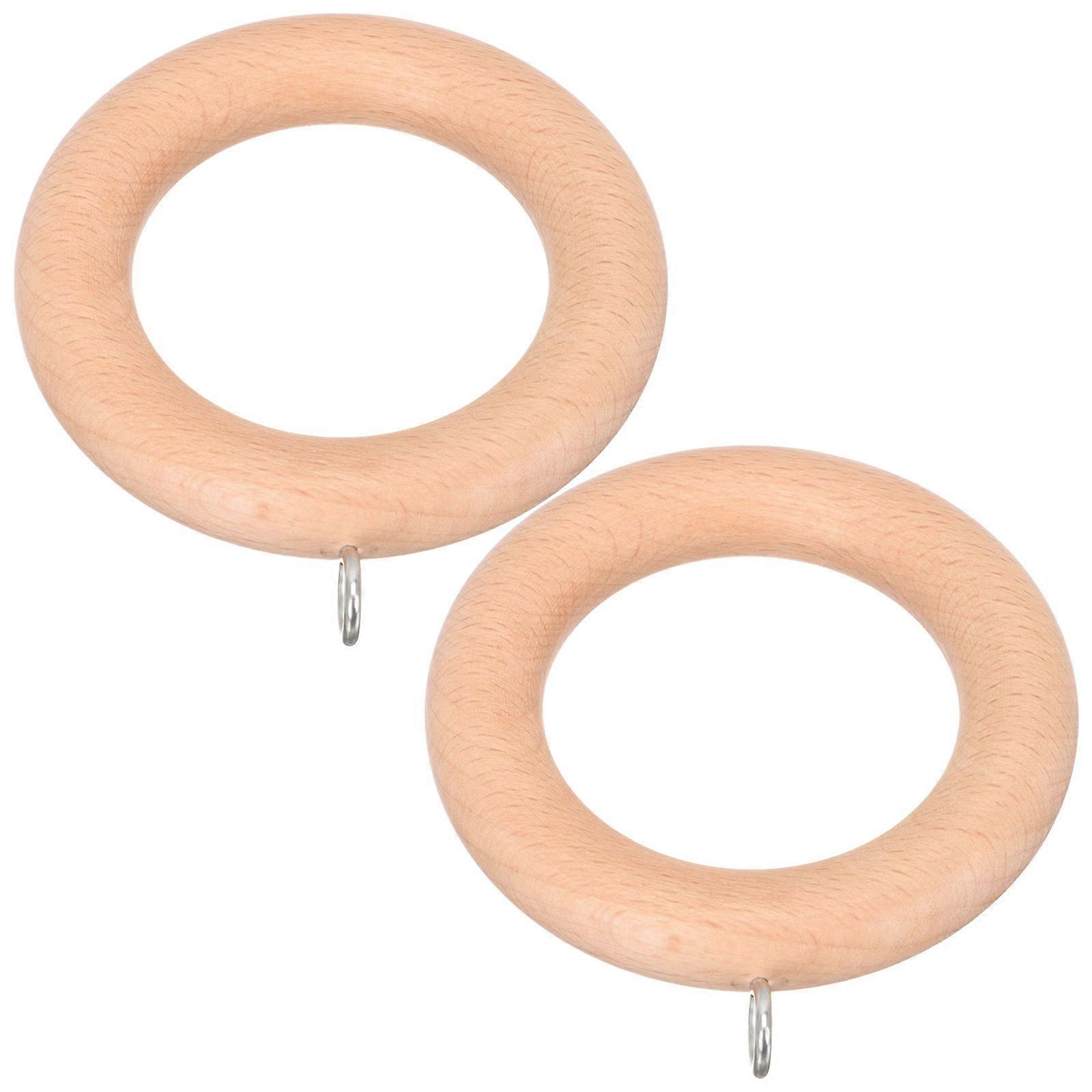Multipurpose Curtain Ring Stainless Steel Hanging Rings for Curtains Modern Style 8X7CM 2Pcs