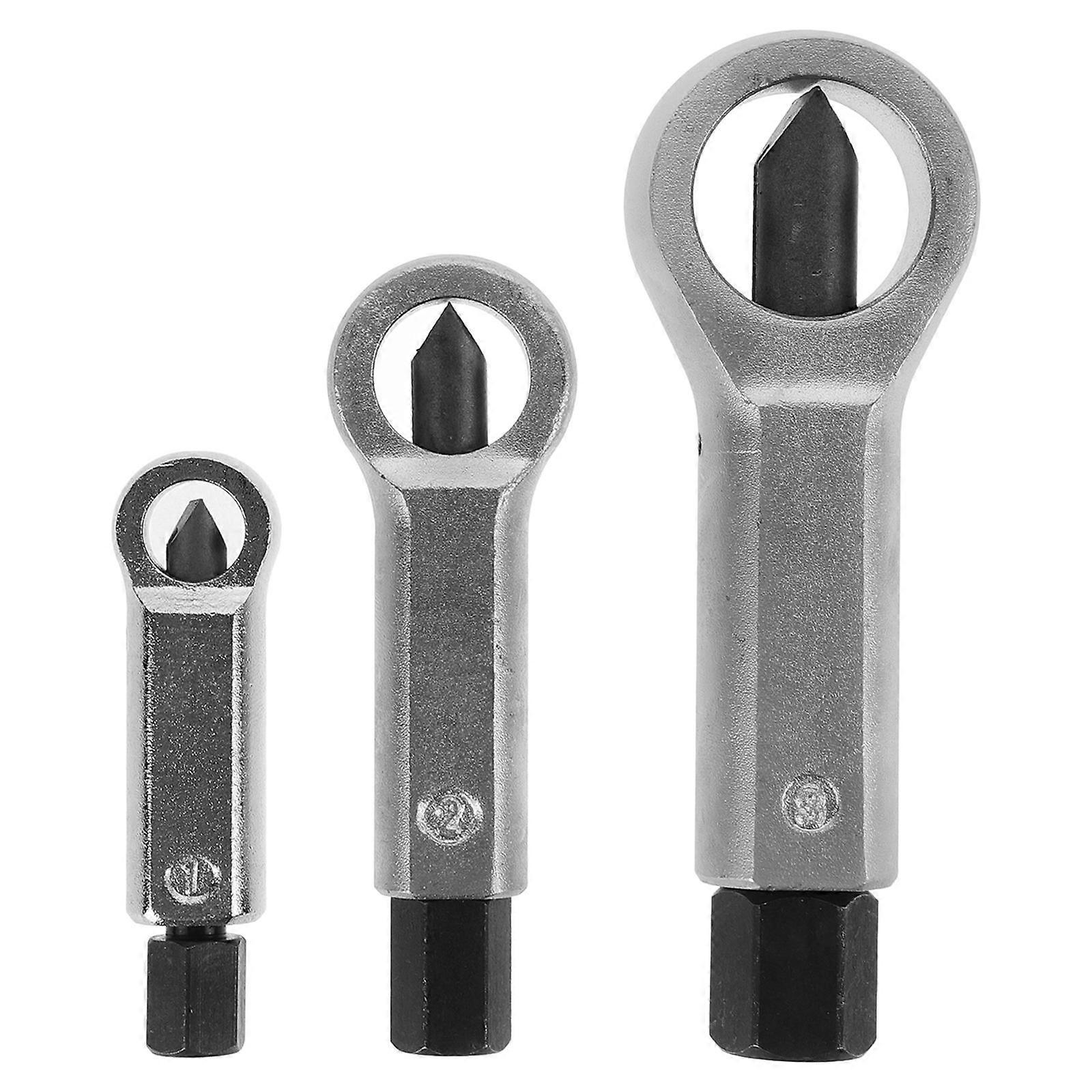 Universal Nut Remover Manual Pressure Nut Extractor Tool 3Pack