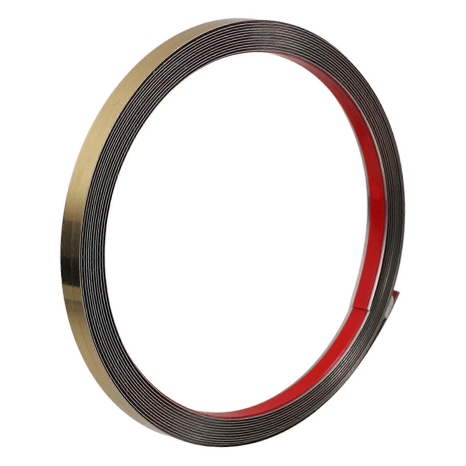 It sounds like you're looking for information or a description for **Stainless Steel Trim Strip, Self Adhesive Decorative Molding** with a **Gold