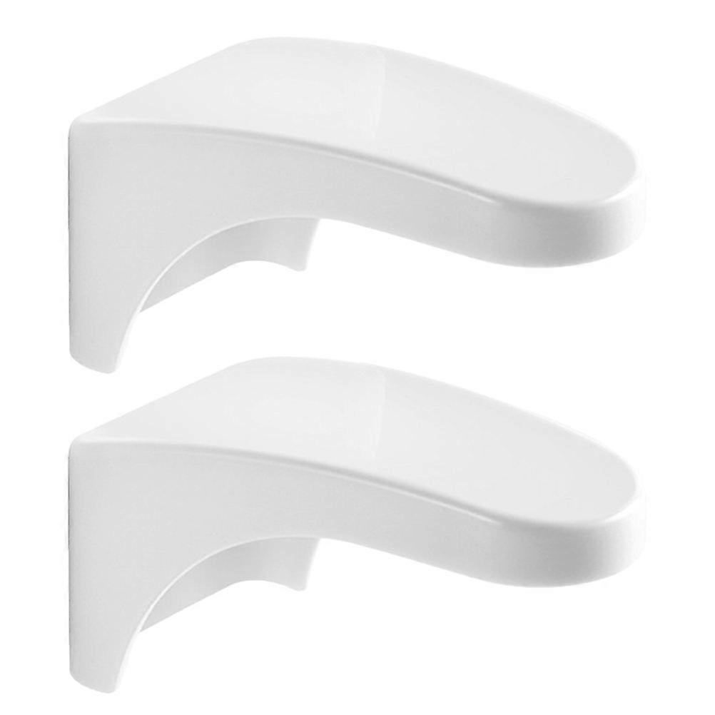 Soap Holder With Drain Wall-Mounted Magnetic Holder Rustproof Waterproof For Household Users 2Pcs