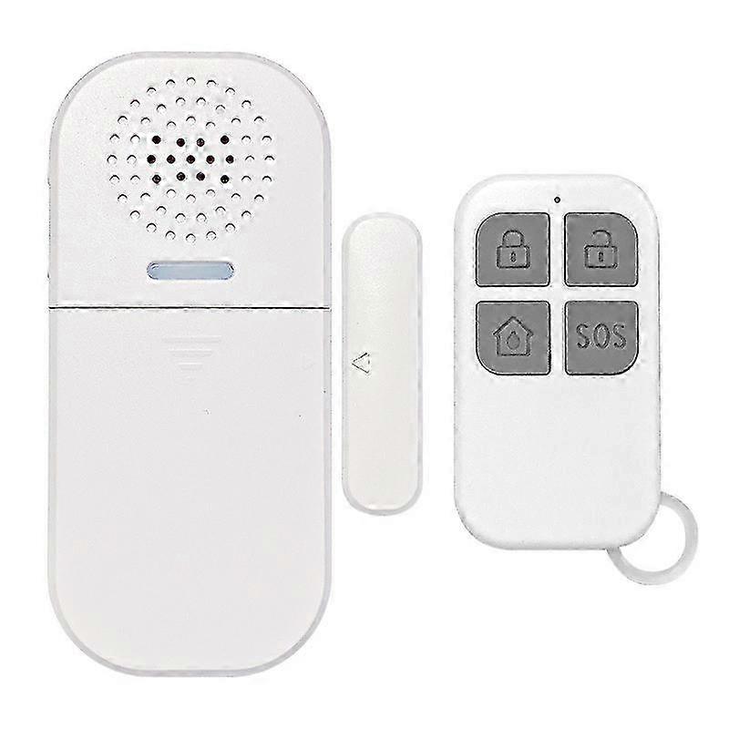 Wireless Magnetic Sensor Door and Window Alarm System - 130db SOS Burglar Alarm with Remote Control for Family & Child Safety