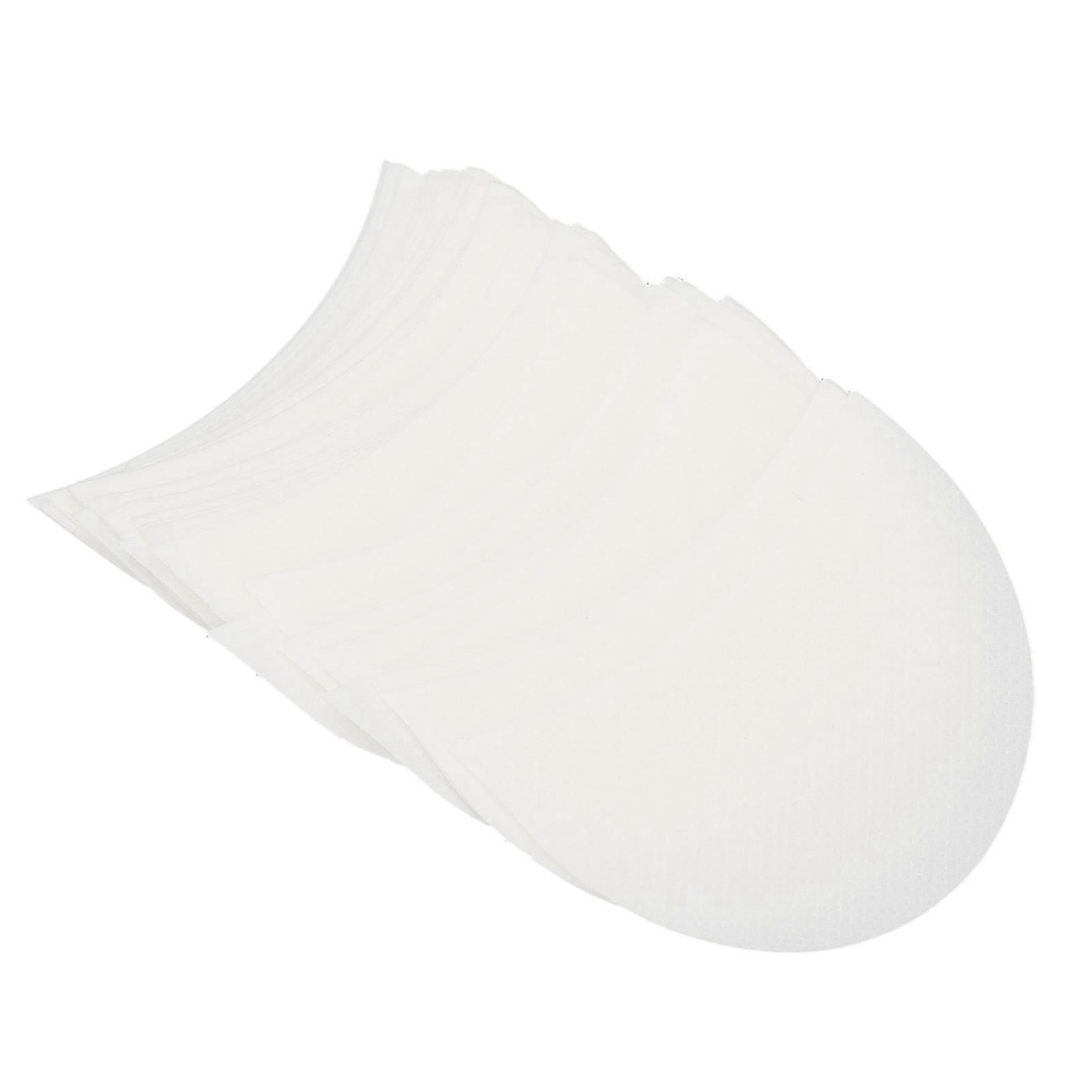 100pcs Eyeshadow Shield Half Moon Shaped Prevent Makeup Residue Cosmetic Eyeshadow Pad 