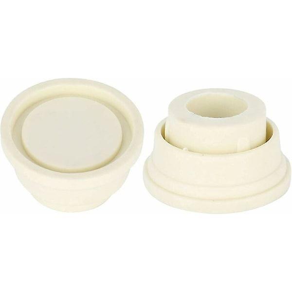 Rubber Buffers for Pool Ladders, 2-pack Pool Step Buffers for Safety Replacement (White)