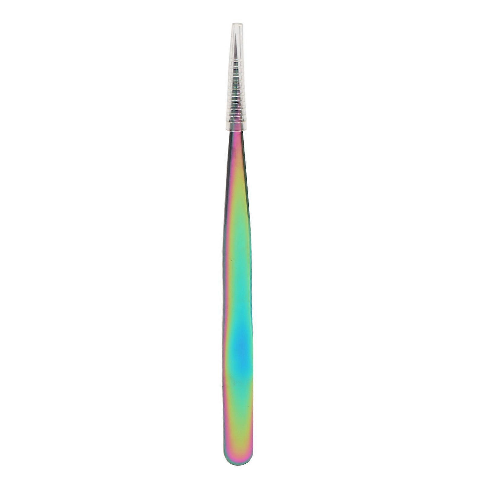 Lash Tweezers Accurate Clamping Stainless Steel Professional Eyelash Extensions Tweezers Pointed