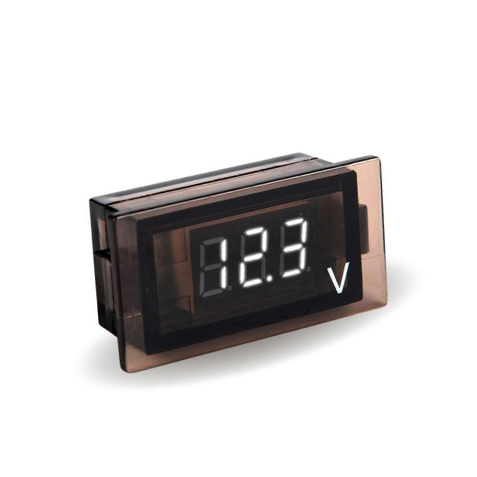 Double Ranges 12V 24V Digital Voltages Meter With High Brightness LED Display For Automotive Truck Marine Applications Multicolor