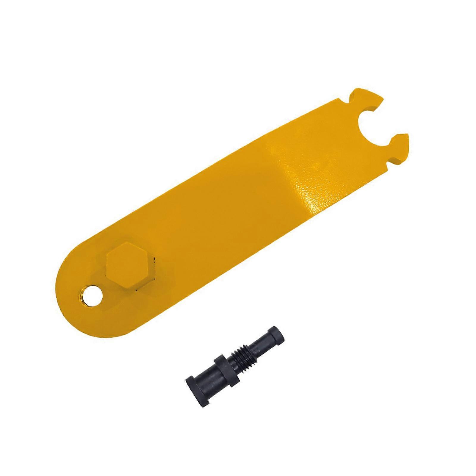 Space Saving Door Adjustment Tool Lightweight Vehicle Door Alignment Bar Tool for Truck Hinges Using Pryer Leverage Yellow