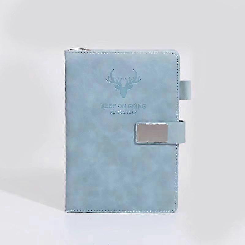 Reusable Antler-Themed Notebook & Pen Set in Festive Red - Elegant Stationery