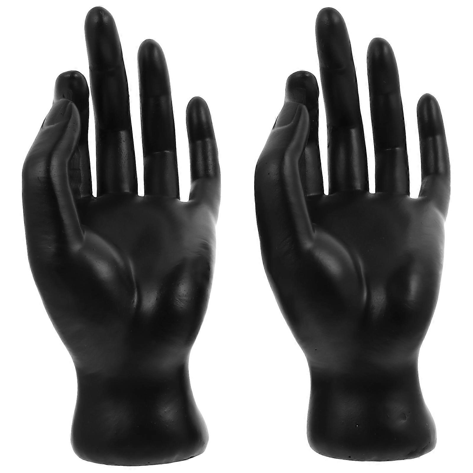 Here's a polished and professional product description based on your input:
**2PCS Hand Shaped Jewelry Display Stand – Resin Ring & Bracelet