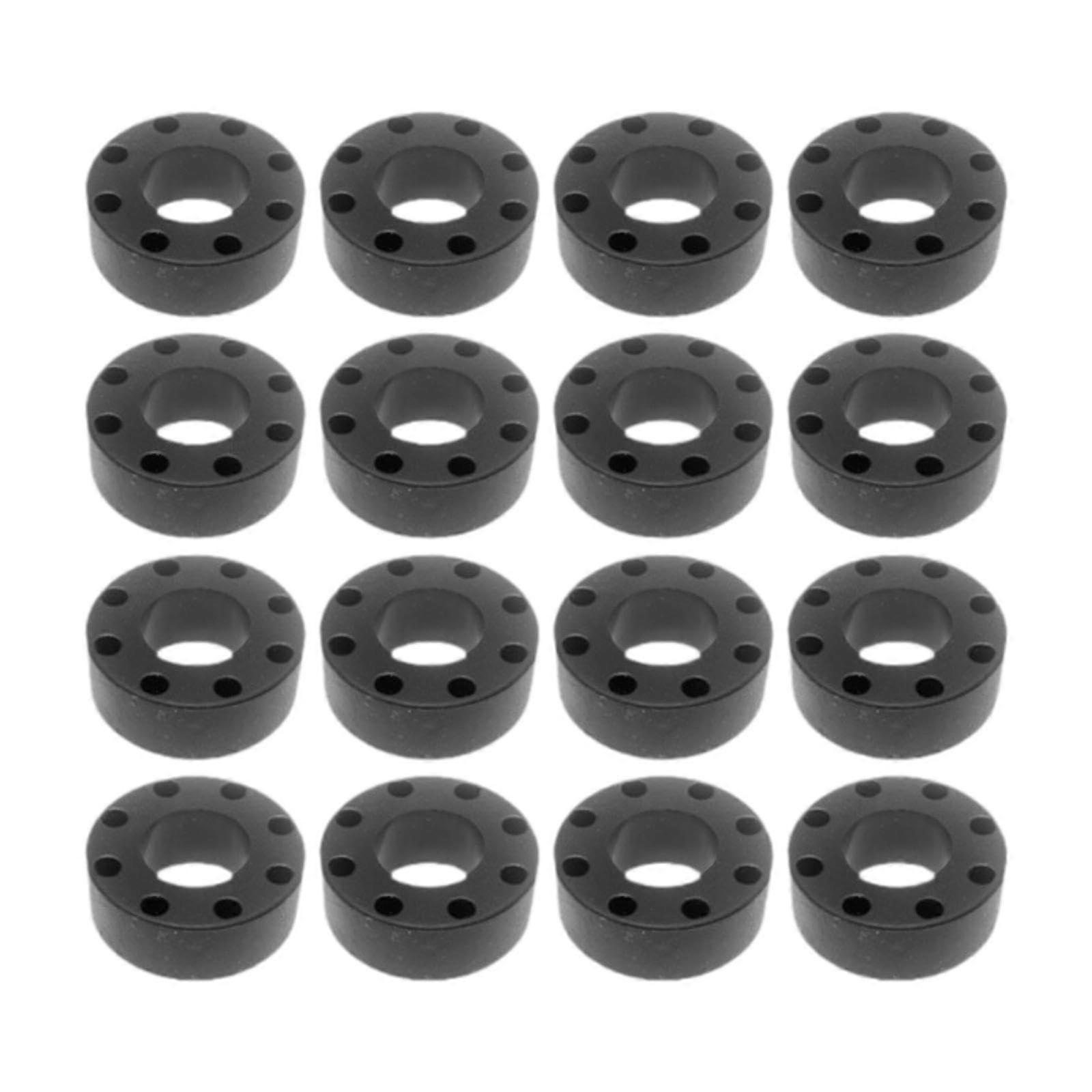 Portable Foosball Table Bumper Pads Replacement Set for Indoor Sports, 16 Pieces