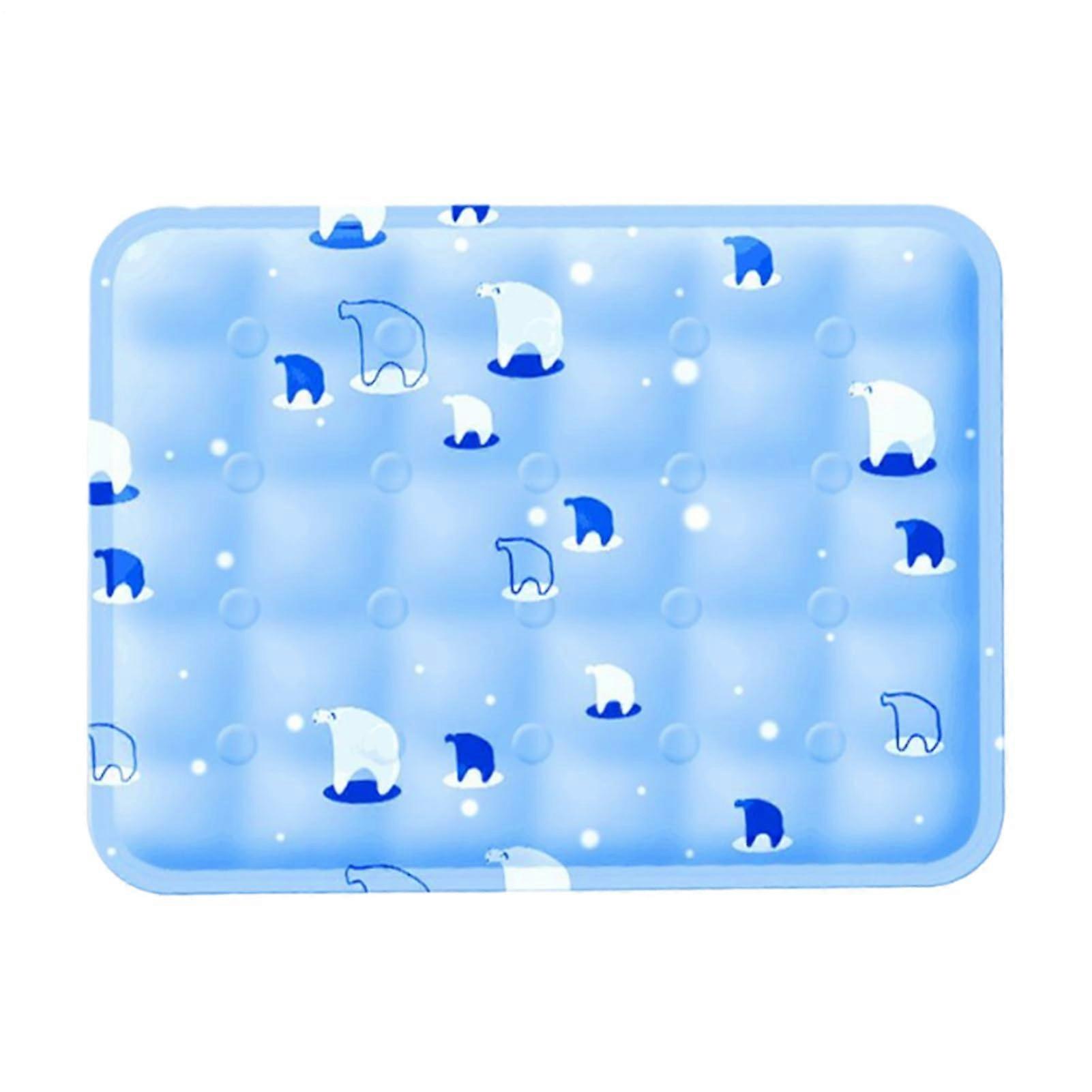 Dog Cooling Mat, Summer Bed Cool Pad, Large Washable Cushion with NonSlip Bottom, Ideal for Puppy Crate, Couch, Floor