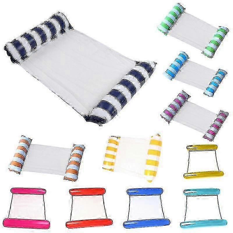 Water Hammock Float Inflatable Beach Chairs Pool Toy Inflate Floating Pool Bed Swimming Mattress Floating Hammock