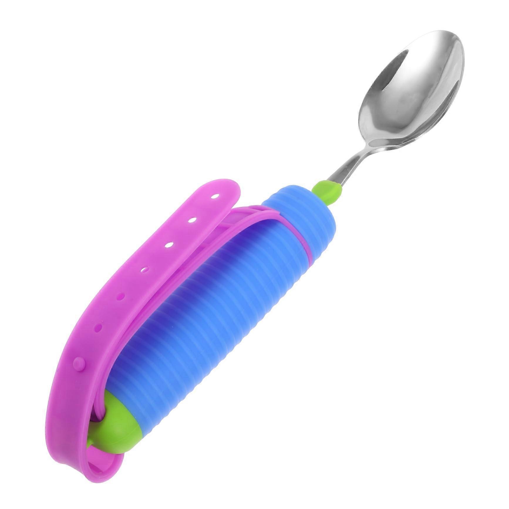 Adaptive Tableware for Elderly Stainless Steel Handleless Spoon 24.30x4.80x4.50 cm