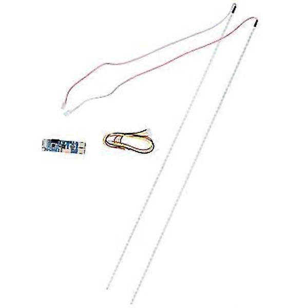 2 Pcs LED Backlight Strips LCD Screen Lamp Tube Light Kit with Driver Board Connection Cable
