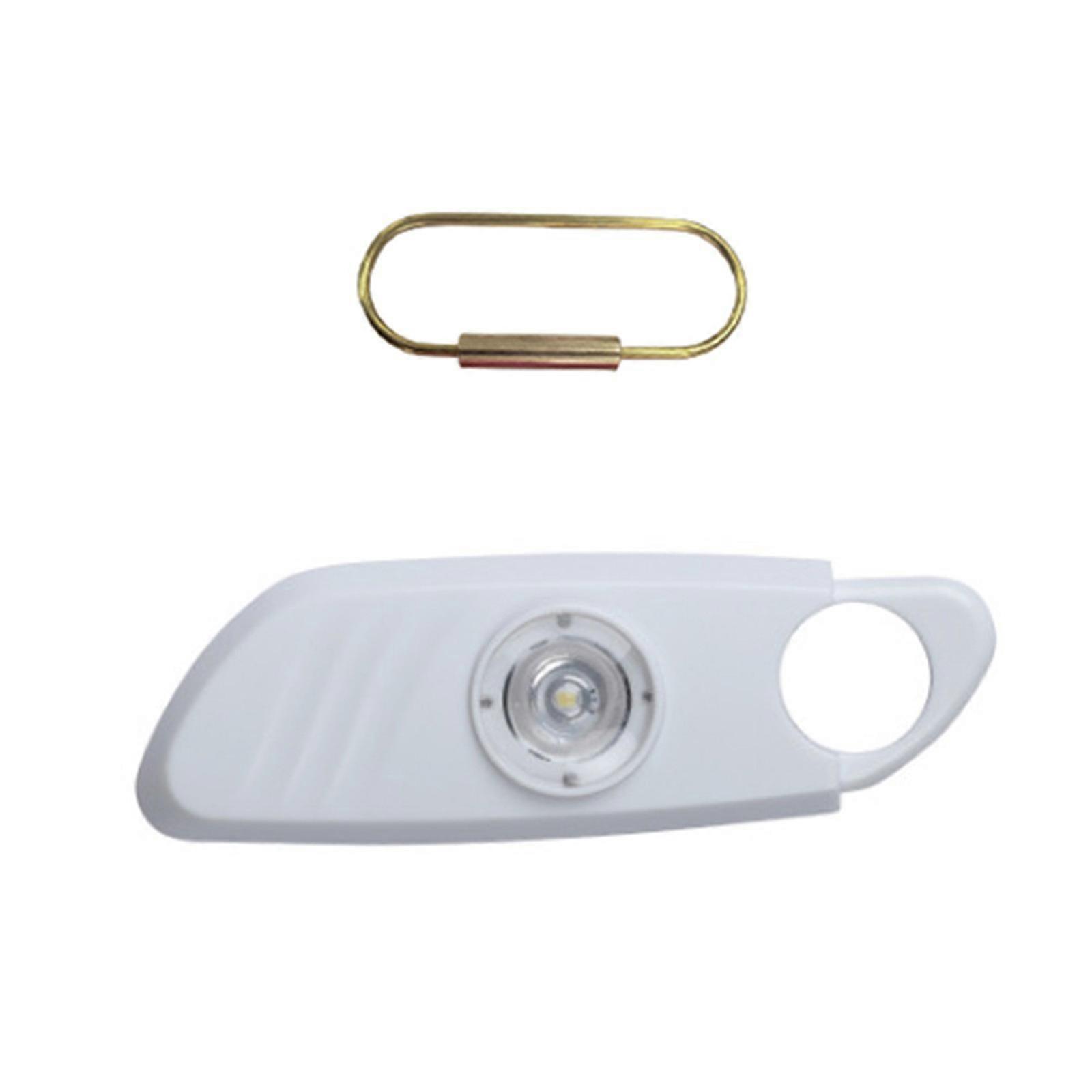 Safe Sound Alarm 130dB Song Alarm with Light and Buckle Alarms Security Protections Devices White